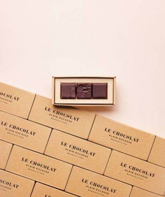 ＜LE CHOCOLAT ALAIN DUCASSE＞ＧＷ０１８　ガナッシュ・オリジン　詰め合わせ　３個入り（３種）